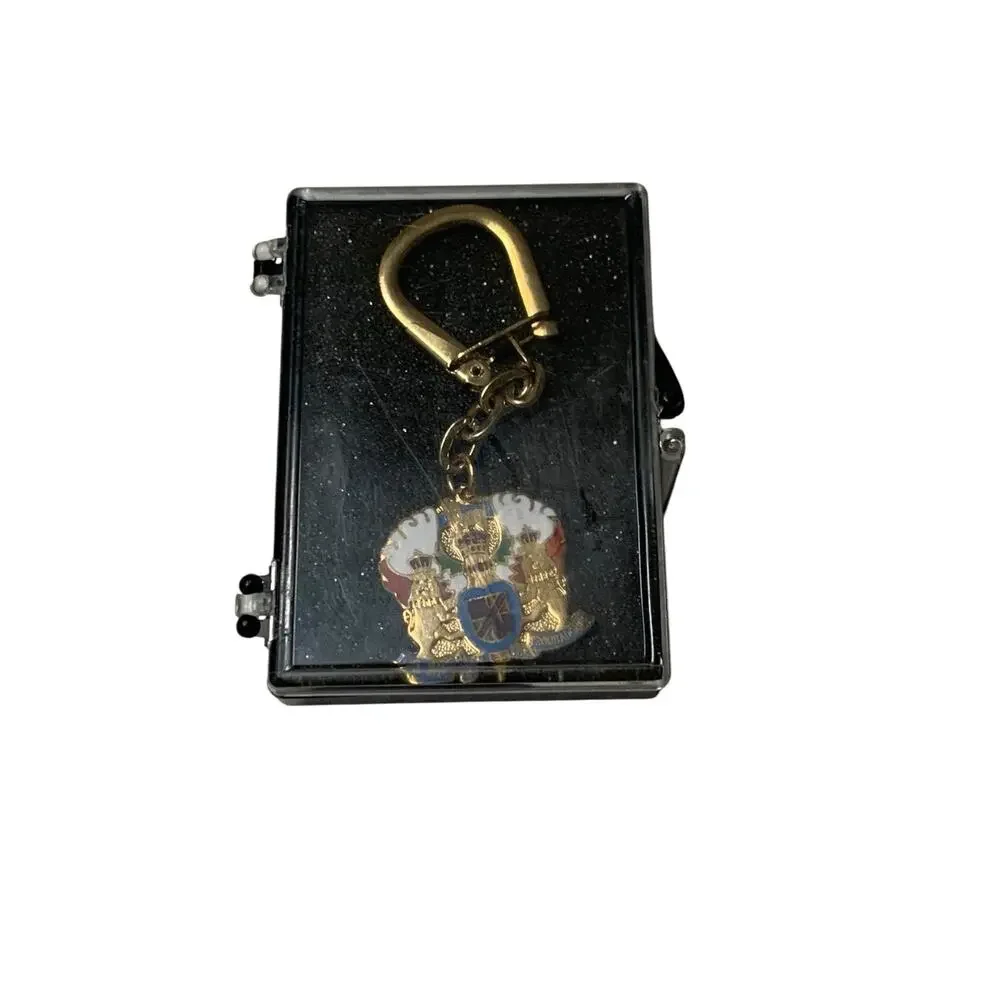 The Order Of The Troubadours Gold Tone‎ Keychain